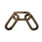 Carved Mango Wood Chain Link Table/Desk Decor