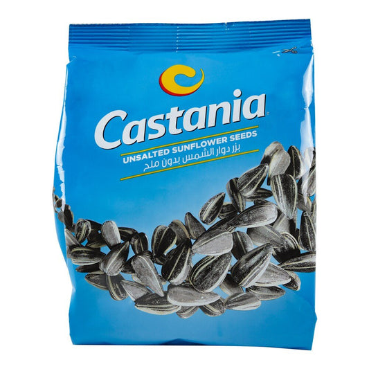 Castania Roasted Black Unsalted Sunflower Seeds