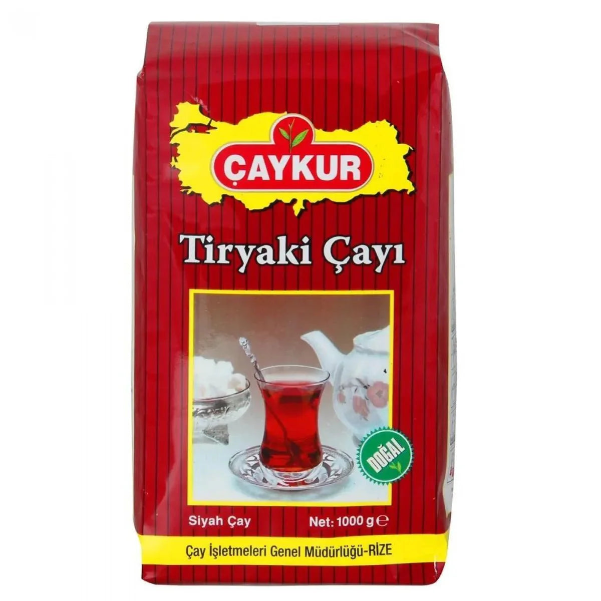 Çaykur Black Tea Loose Leaf 1000 Gr - Natural, Chemical-Free Tea from Eastern Turkey