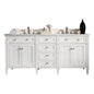 Brittany 72" Double Vanity in Bright White
