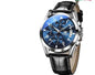 OLEVS Luxury Waterproof Quartz Watch for Men with Luminous Features
