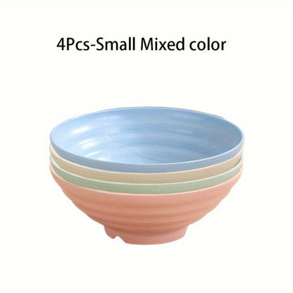 Durable MultiColor Dinner Bowls Perfect for Families Parties | Under $100 | Kitchen + Metal