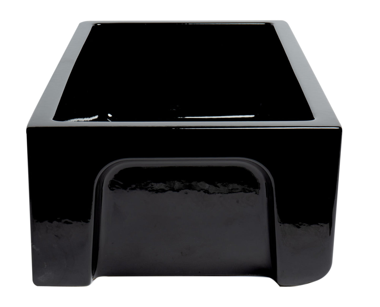 ALFI brand AB3318HS 33" x 18" Reversible Fluted / Smooth Fireclay Farm Sink
