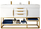Columbia 59" Double Vanity Cabinet