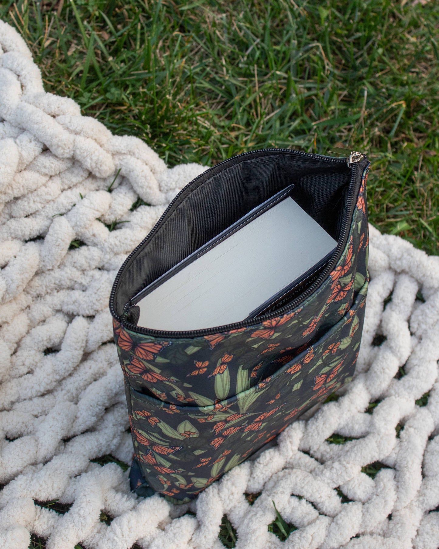 Meaggie Moos - Book / Tablet Sleeve | Butterfly Garden