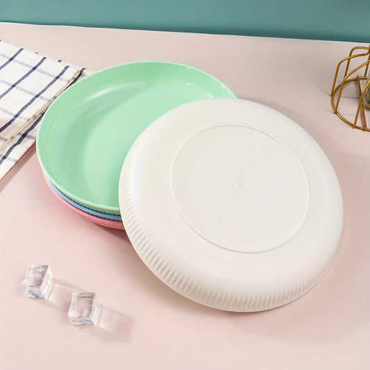 4Piece Striped Dinner Plates Set for Camping  More