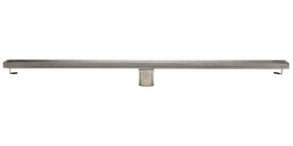 ALFI brand  ABLD36D 36" Modern Stainless Steel Linear Shower Drain with Groove Lines