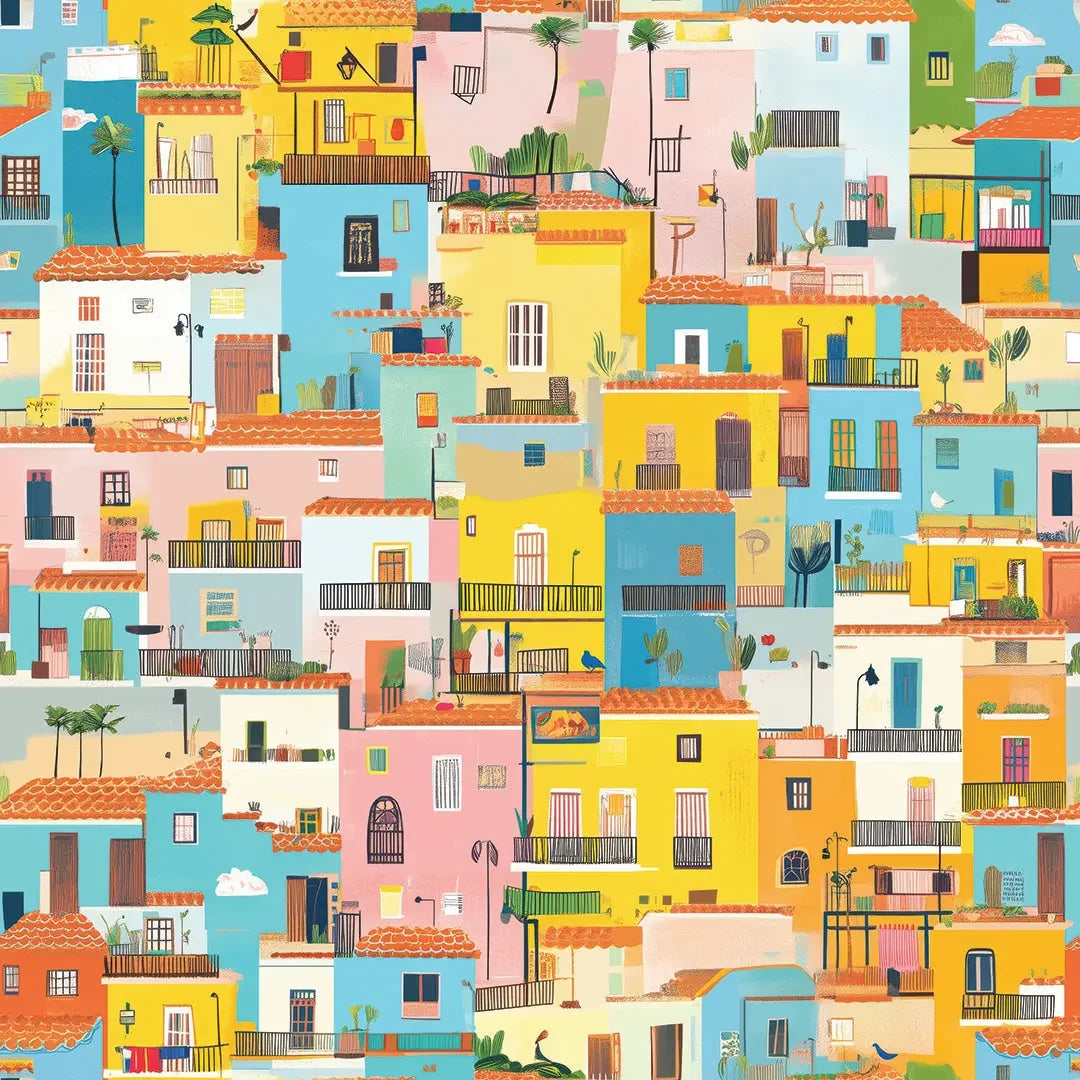 Portofino Sunbeam Mural