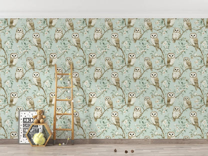 Enchanted Owl Grove Toile