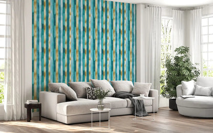 Teal Tides and Golden Sands