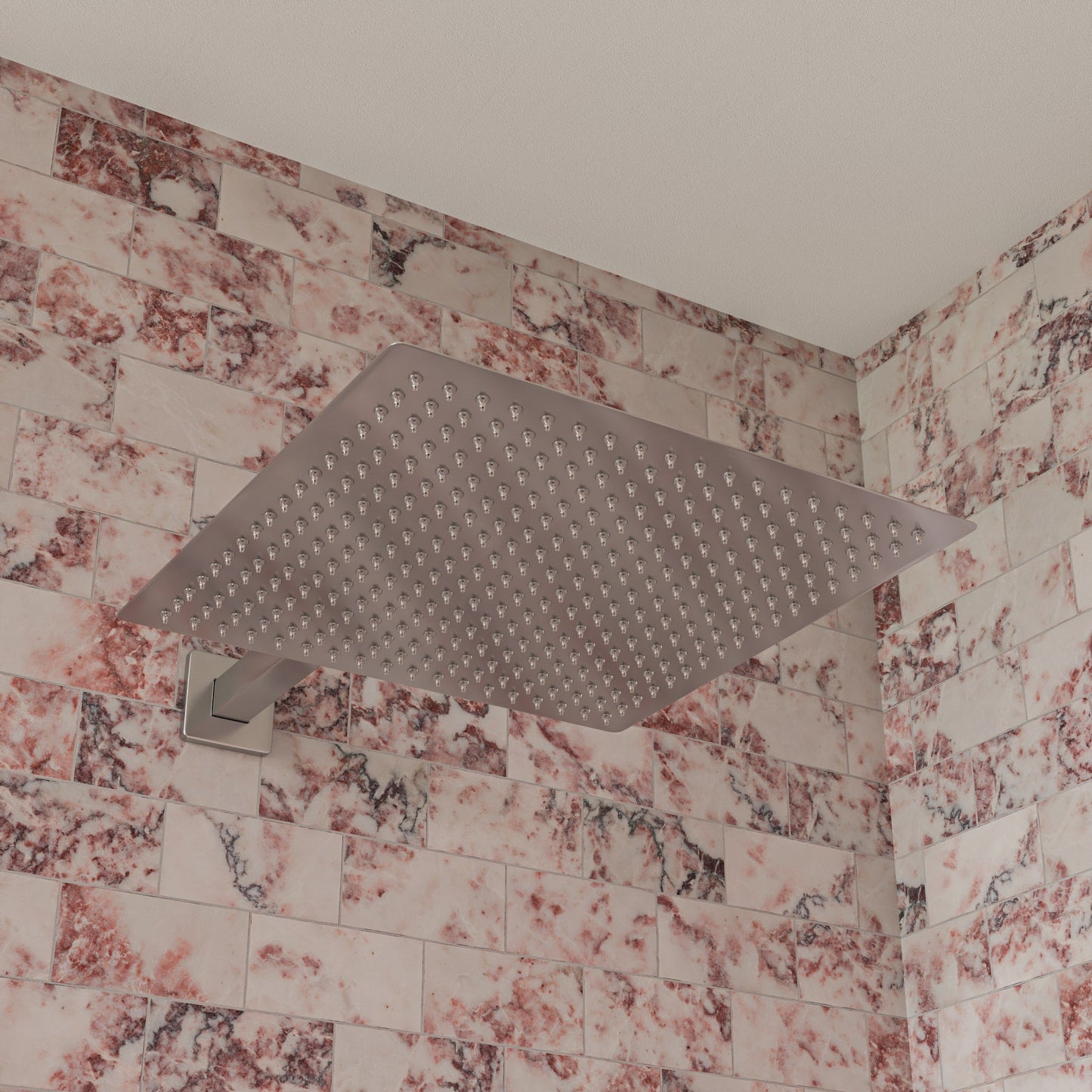 ALFI brand ABSA20S 20" Square Wall Shower Arm