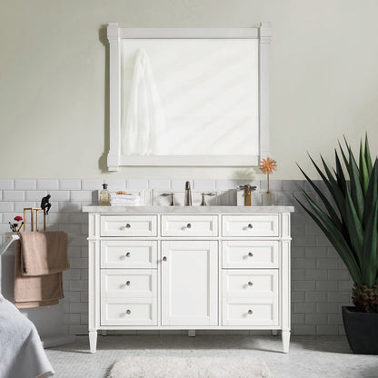 Brittany 48" Single Vanity in Bright White