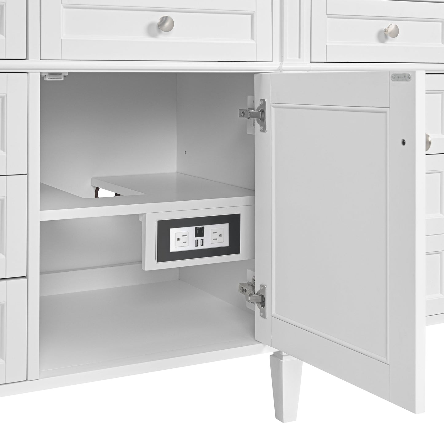 Brittany 84" Double Vanity in Bright White