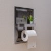 AlFI brand ABTPN88 Recessed Toilet Paper Holder Niche
