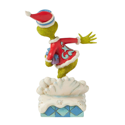 Grinch Snowboarding