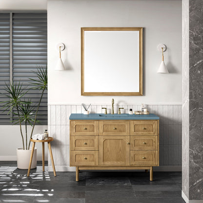 Laurent 48" Single Vanity Cabinet, Light Natural Oak