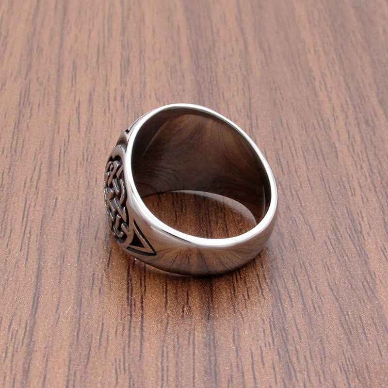 Personalized Viking Ring - Retro Nordic Men's Titanium Steel Ring