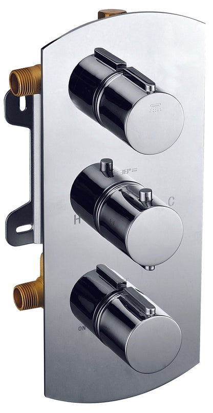 ALFI brand AB3901 Round 2 Way Thermostatic Shower Mixer