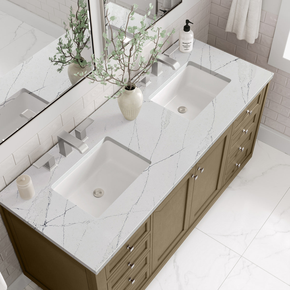 Chicago 60" Double Vanity