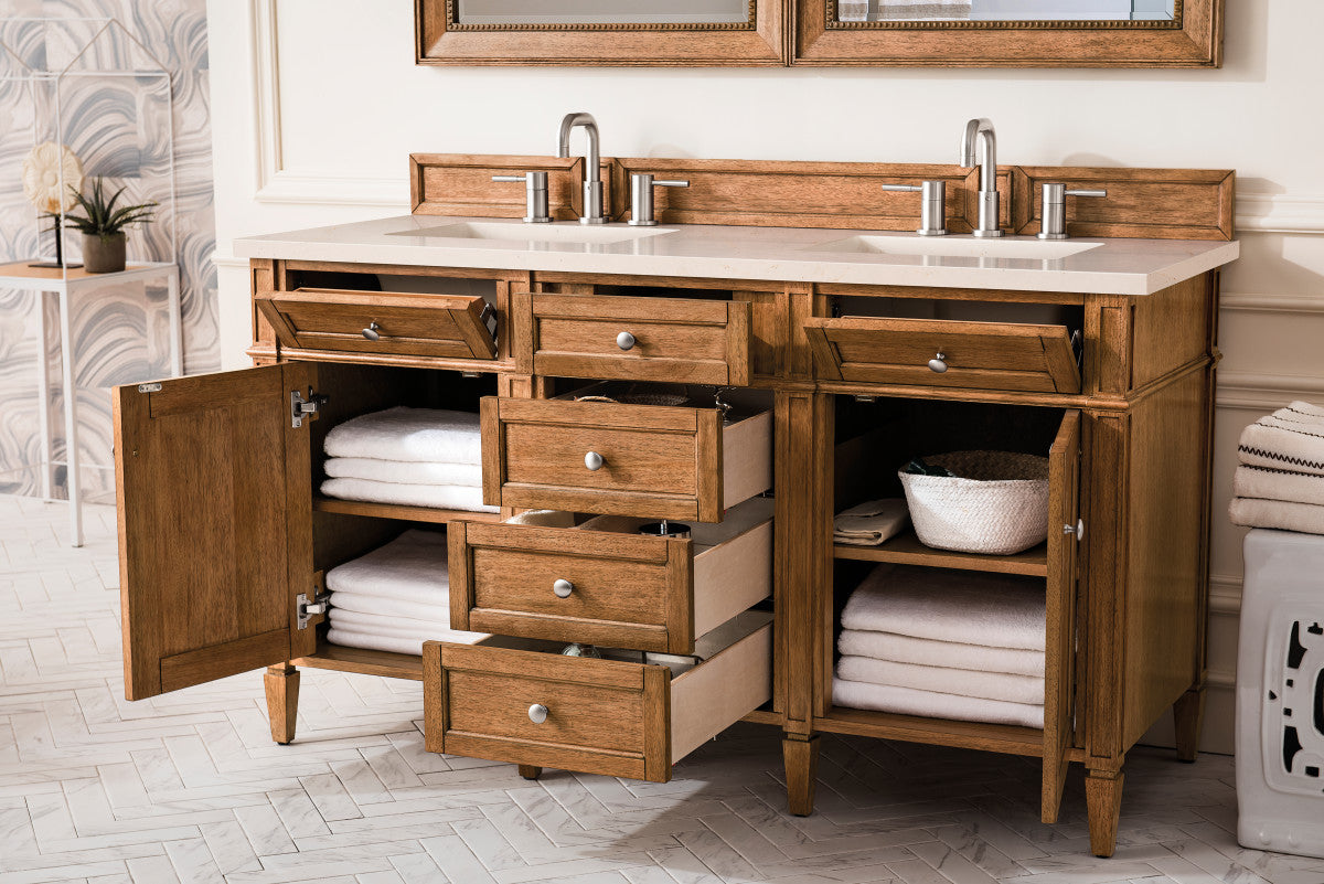 Brittany 60" Double Vanity Cabinet