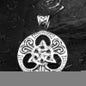 Celtic Triquetra Stainless Steel Pendant Necklace