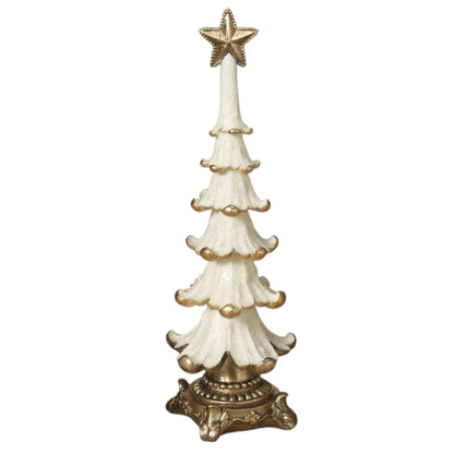 Resin and Stone Decorative Christmas Tree -