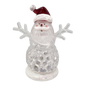 Lighted Shimmer Santa - 4.5 inch