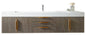 Columbia 72" Single Wall Mount Vanity Cabinet