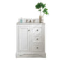 De Soto 30" Single Vanity Cabinet, Bright White