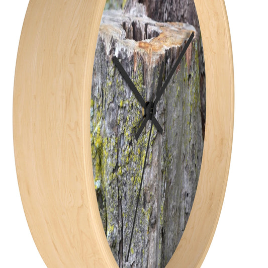 Tree Stump Wall clock