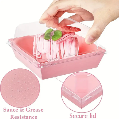 Charcuterie Boxes w/Clear Secure Lids