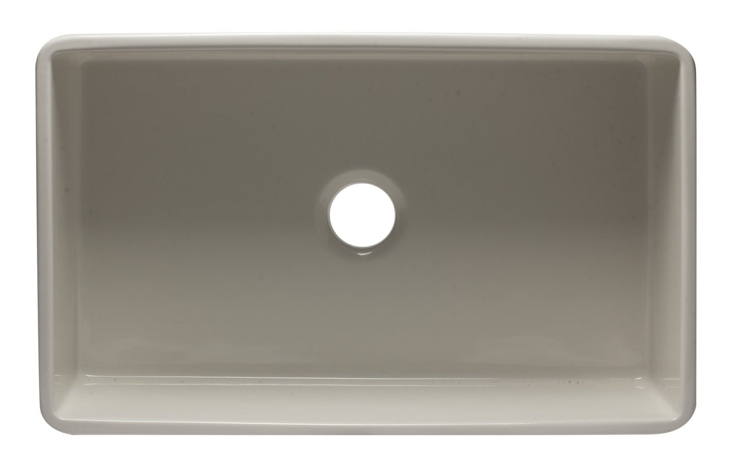 ALFI brand AB3320SB 33 inch Black Reversible Single Fireclay Farmhouse Kitchen Sink