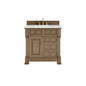 James Martin 547-V36 Brookfield 36” Single Vanity – Black Onyx / Honey Oak / Pearl Charcoal