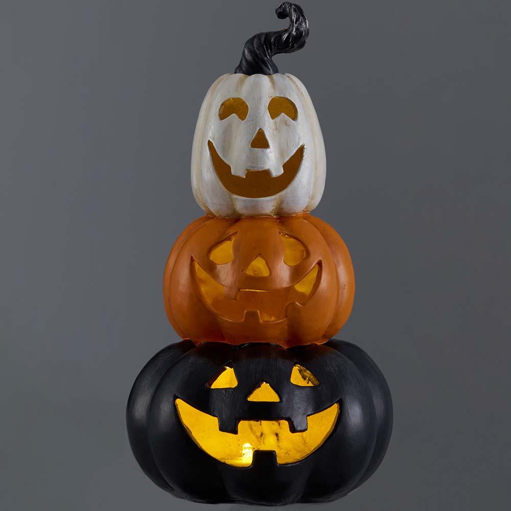11" Battery Operated Stacking Jack-O-Lantern With Light
