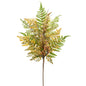 28" Fern Pine Cone Spray Tan Green