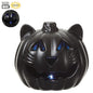 9" Battery Operated Cat With Light Black