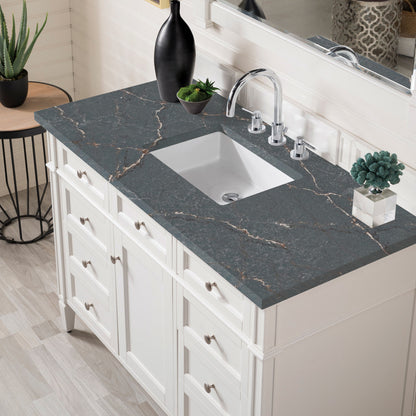 Brittany 48" Single Vanity in Bright White