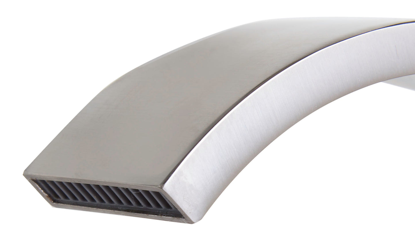 ALFI brand AB1258 Square Body Curved Spout Single Lever Bathroom Faucet