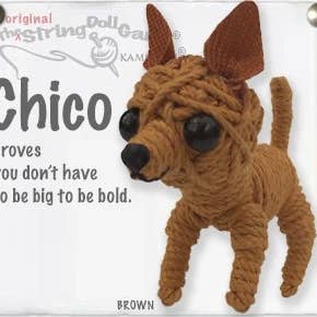 Chico the Chihuahua String Doll Keychain