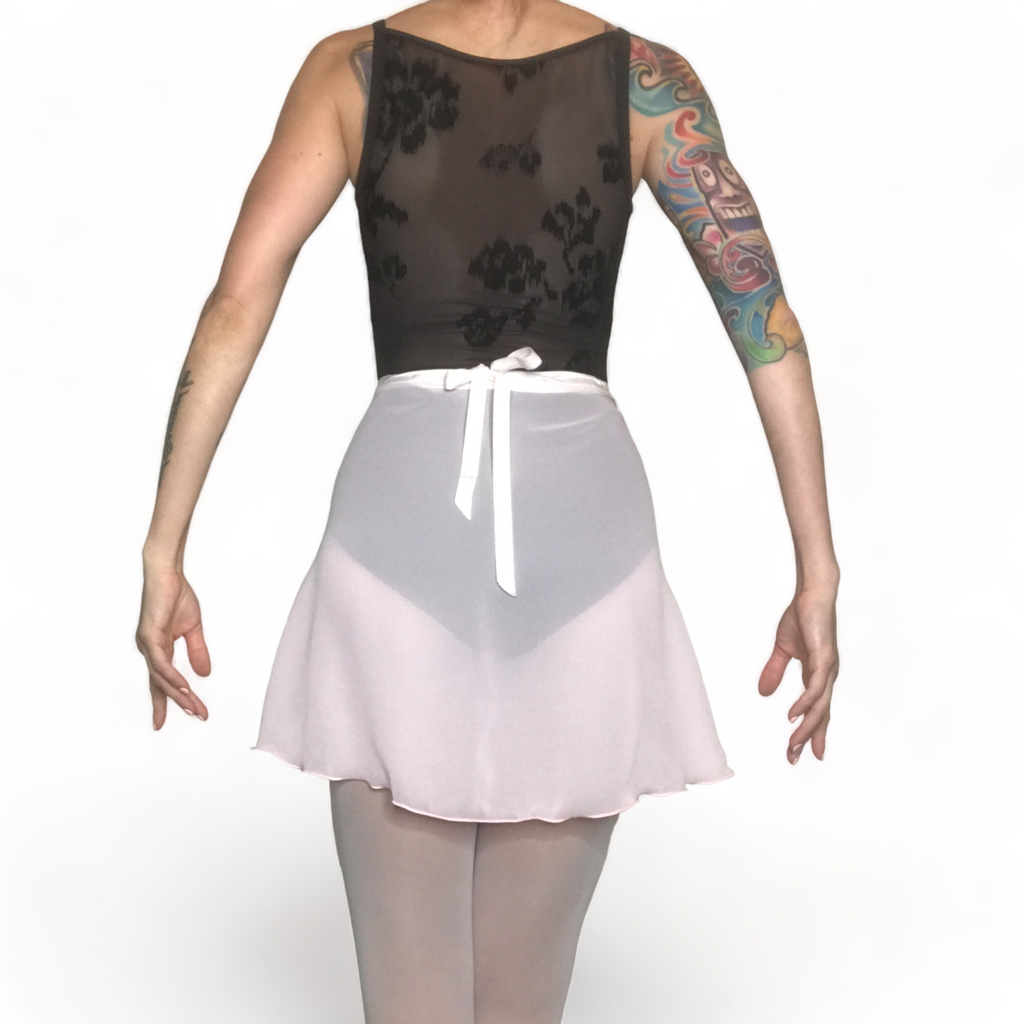 Pink Chiffon Ballet Wrap Skirt - Classical