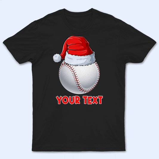 Christmas and Sport - Personalized Custom T Shirt - Birthday, Loving, Funny Gift for Grandma/Nana/Mimi, Mom, Wife, Grandparent