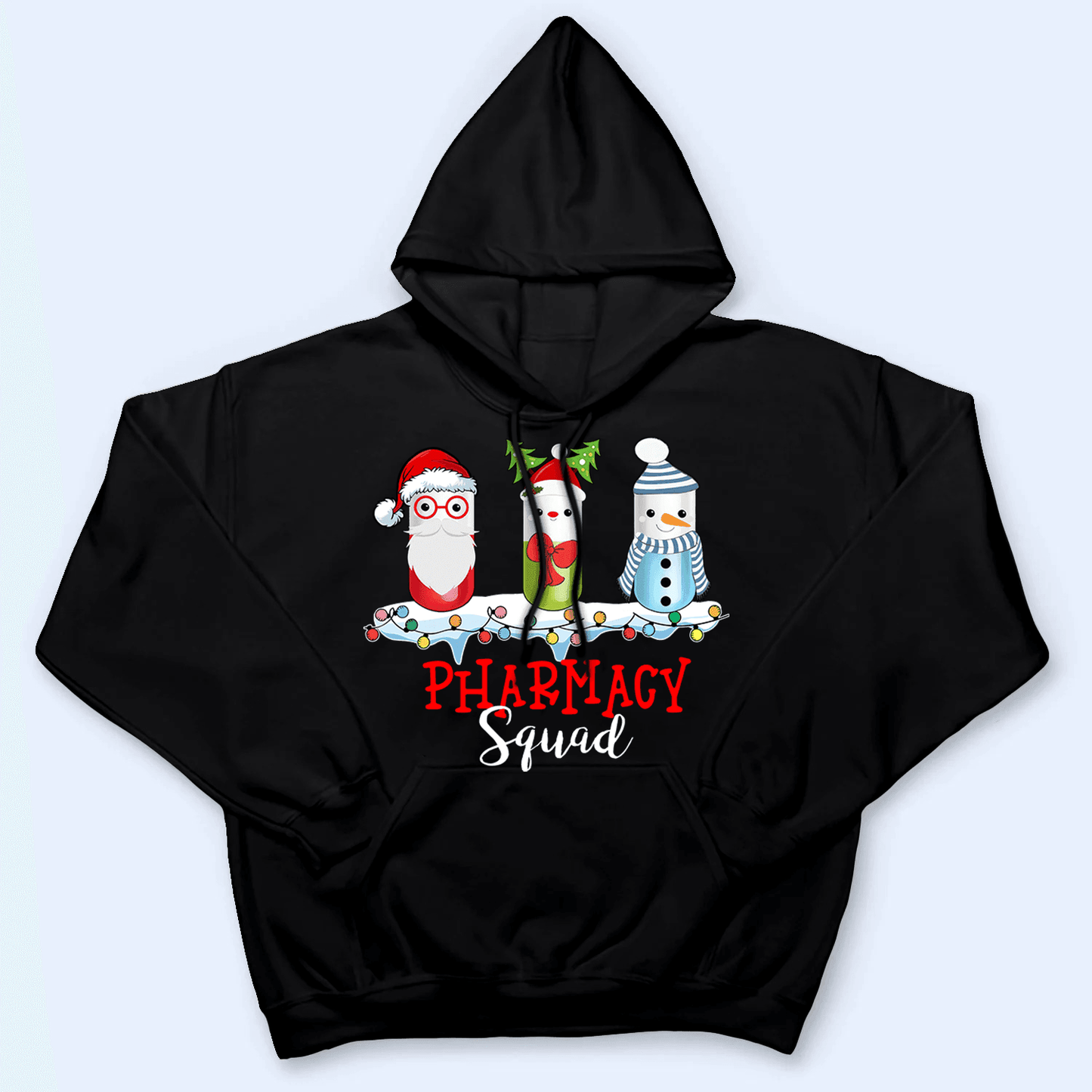 Christmas Pills Squad - Personalized Custom T Shirt - Birthday, Loving, Funny Gift for Nurse, CNA, Healthcare, Registered RN