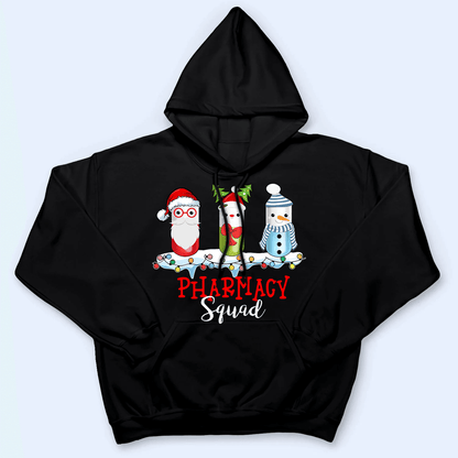 Christmas Pills Squad - Personalized Custom T Shirt - Birthday, Loving, Funny Gift for Nurse, CNA, Healthcare, Registered RN