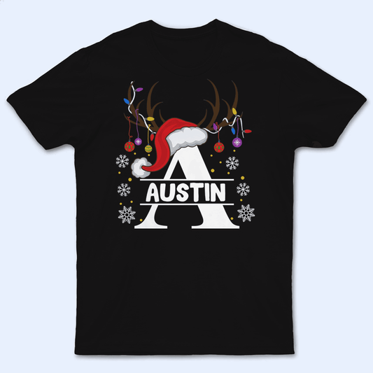 Christmas Title For You - Personalized Custom T Shirt - Birthday, Loving, Funny Gift for Grandfather/Dad/Father, Husband, Grandparent