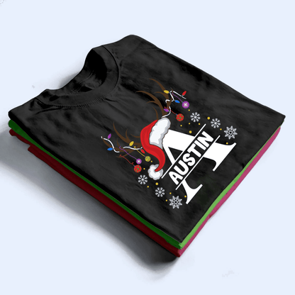 Christmas Title For You - Personalized Custom T Shirt - Birthday, Loving, Funny Gift for Grandfather/Dad/Father, Husband, Grandparent