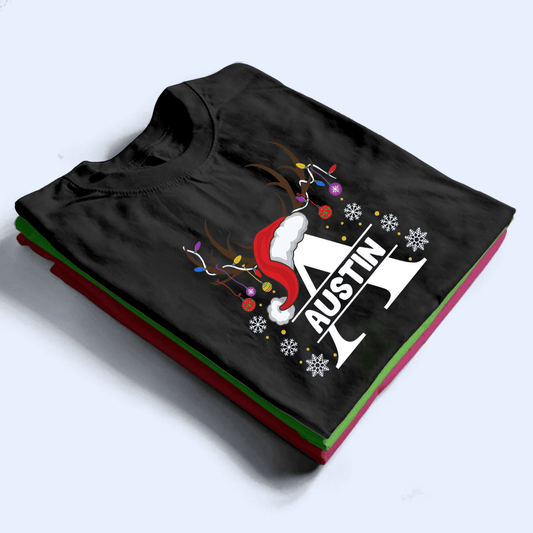 Christmas Title For You - Personalized Custom T Shirt - Birthday, Loving, Funny Gift for Grandfather/Dad/Father, Husband, Grandparent