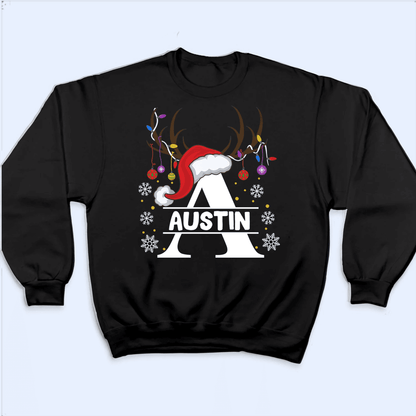 Christmas Title For You - Personalized Custom T Shirt - Birthday, Loving, Funny Gift for Grandfather/Dad/Father, Husband, Grandparent