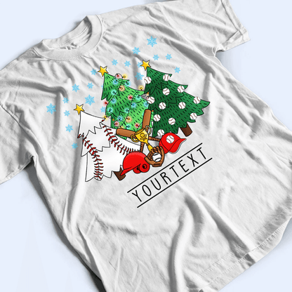 Christmas Trees Sport - Personalized Custom T Shirt - Birthday, Loving, Funny Gift for Grandma/Nana/Mimi, Mom, Wife, Grandparent