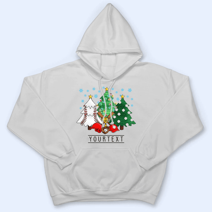 Christmas Trees Sport - Personalized Custom T Shirt - Birthday, Loving, Funny Gift for Grandma/Nana/Mimi, Mom, Wife, Grandparent