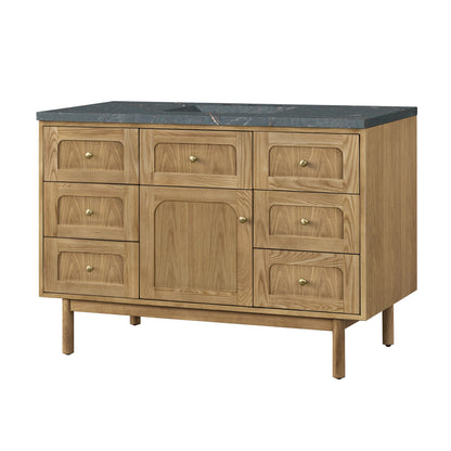 Laurent 48" Single Vanity Cabinet, Light Natural Oak